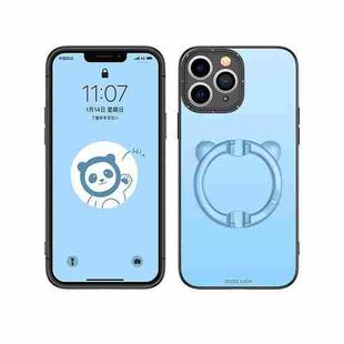 Bear Holder Phone Case For iPhone 13 Pro(Blue)