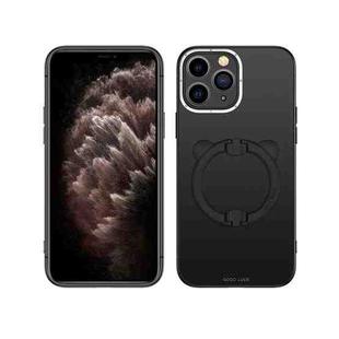 Bear Holder Phone Case For iPhone 11 Pro Max(Black)