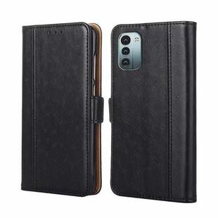 For Nokia G21 / G11 Ostrich Texture Flip Leather Phone Case(Black)