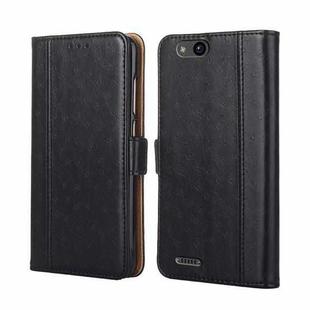 For ZTE Tempo X / Vantage Z839 / N9137 Ostrich Texture Flip Leather Phone Case(Black)