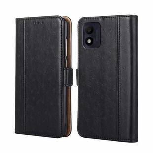For Alcatel 1B 2022 Ostrich Texture Flip Leather Phone Case(Black)