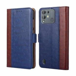 For Blackview A55 Pro Ostrich Texture Flip Leather Phone Case(Blue)