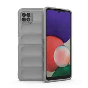 For Samsung Galaxy A22 5G Magic Shield TPU + Flannel Phone Case(Grey)