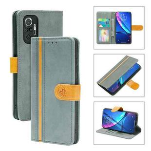 For Xiaomi Redmi Note 10 Pro Skin Feel Leather Wallet Phone Case(Grey)