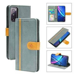 For Samsung Galaxy S20 FE 4G/5G Skin Feel Leather Wallet Phone Case(Grey)