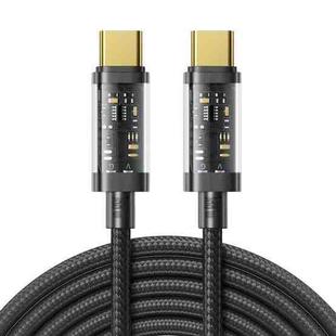 JOYROOM S-CC100A20 USB-C / Type-C to USB-C / Type-C 100W Sync Data Cable, Cable Length:2m(Black)