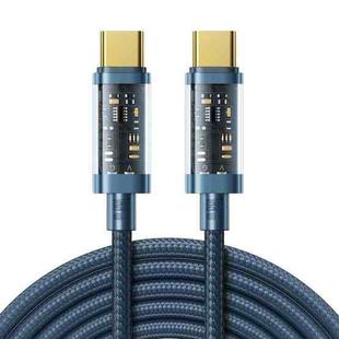JOYROOM S-CC100A20 USB-C / Type-C to USB-C / Type-C 100W Sync Data Cable, Cable Length:2m(Blue)