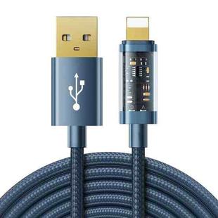 JOYROOM S-UL012A20 USB-A to 8 Pin 2.4A Sync Data Cable, Cable Length:2m(Blue)