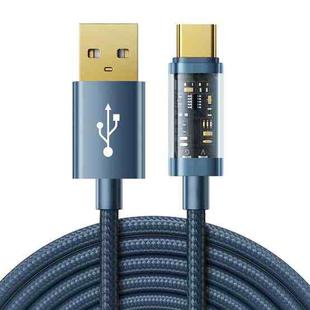 JOYROOM S-UC027A20 USB-A to USB-C / Type-C 3A Sync Data Cable, Cable Length:2m(Blue)