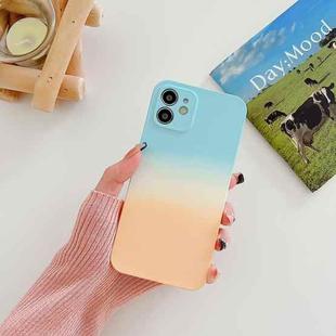 For iPhone 12 Gradient PP Phone Case(Yellow)