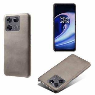For OnePlus Ace Racing Calf Texture PC + PU Phone Case(Grey)
