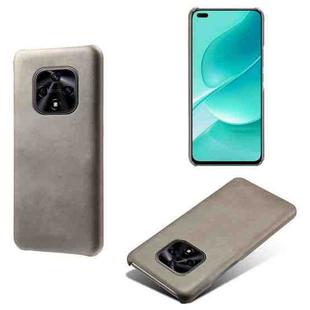 For Huawei nova 9z 5G Calf Texture PC + PU Phone Case(Grey)