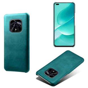 For Huawei nova 9z 5G Calf Texture PC + PU Phone Case(Green)