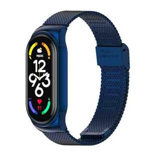 For Xiaomi Mi Band 7 / 7 NFC MIJOBS CS Milan Buckle Metal Watch Band(Blue)