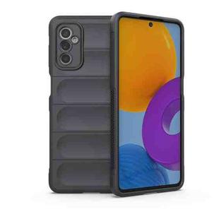For Samsung Galaxy M52 5G Magic Shield TPU + Flannel Phone Case(Dark Grey)