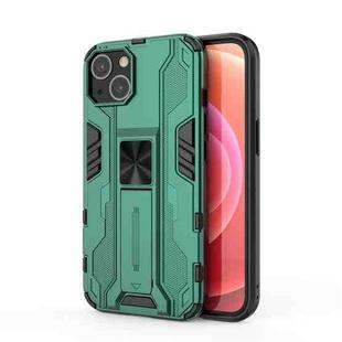 For iPhone 14 Plus Supersonic PC + TPU Holder Phone Case  (Green)