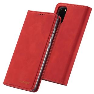 For Galaxy S20 LC.IMEEKE LC-002 Series Skin Hand Feeling PU + TPU Horizontal Flip Leather Case with Holder & Card Slot & Wallet(Red)