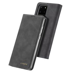 For Galaxy S20 Ultra LC.IMEEKE LC-002 Series Skin Hand Feeling PU + TPU Horizontal Flip Leather Case with Holder & Card Slot & Wallet(Black)