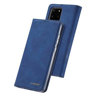 For Galaxy S20 Ultra LC.IMEEKE LC-002 Series Skin Hand Feeling PU + TPU Horizontal Flip Leather Case with Holder & Card Slot & Wallet(Blue)