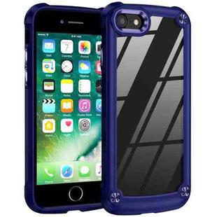 For iPhone SE 2022 / SE 2020 / 8 / 7 TPU + PC Lens Protection Phone Case(Blue)