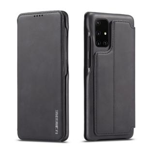 For Galaxy A71 / M70S LC.IMEEKE Hon Ancient Series Horizontal Flip Leather Case with Holder & Card Slot(Black)