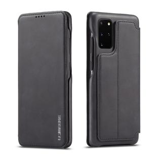 For Galaxy S20+ LC.IMEEKE Hon Ancient Series Horizontal Flip Leather Case with Holder & Card Slot(Black)