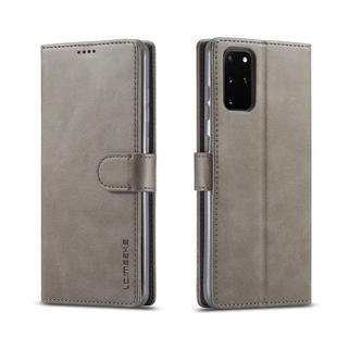 For Galaxy S20+ LC.IMEEKE Calf Texture Horizontal Flip Leather Case, with Holder & Card Slots & Wallet & Photo Frame(Grey)