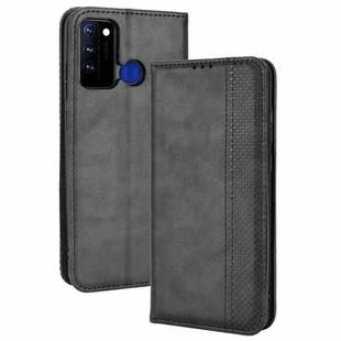 For BLU G71 Magnetic Buckle Retro Crazy Horse Leather Phone Case(Black)