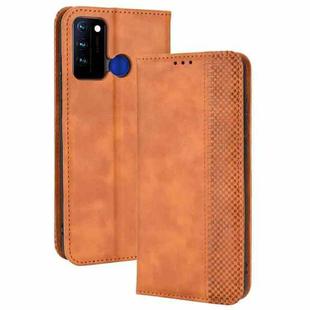 For BLU G71 Magnetic Buckle Retro Crazy Horse Leather Phone Case(Brown)