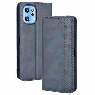 For UMIDIGI A13 / A13 Pro / A13S Magnetic Buckle Retro Crazy Horse Leather Phone Case(Blue)