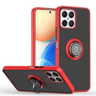 For Honor X8 Q Shadow 1 Series TPU + PC Phone Case with Ring(Red)