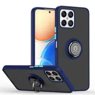 For Honor X8 Q Shadow 1 Series TPU + PC Phone Case with Ring(Royal Blue)