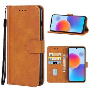 For ZTE Blade A72 5G 2022 Leather Phone Case(Brown)