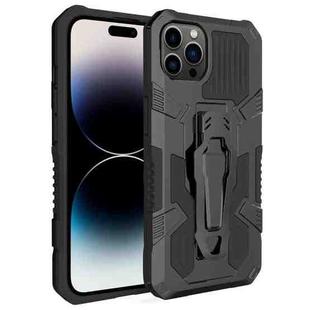 For iPhone 14 Pro Machine Armor Warrior PC + TPU Phone Case (Black)