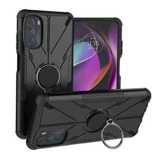 For Motorola Moto G 2022 Armor Bear Shockproof PC + TPU Phone Case(Black)