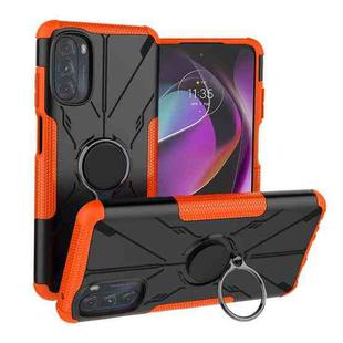 For Motorola Moto G 2022 Armor Bear Shockproof PC + TPU Phone Case(Orange)