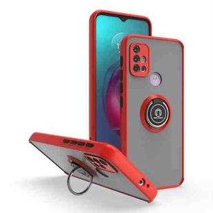 For Motorola Moto G10/G30 Q Shadow 1 Series TPU + PC Phone Case with Ring(Red)