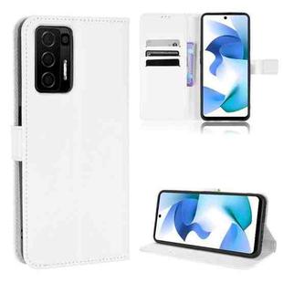 For BLU F91 Diamond Texture Leather Phone Case(White)