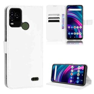 For BLU G71+ Diamond Texture Leather Phone Case(White)