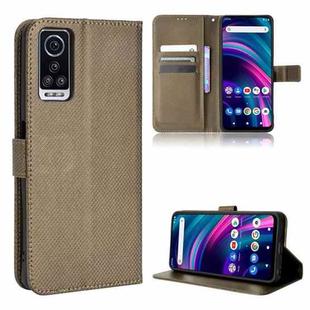 For BLU G91 Max Diamond Texture Leather Phone Case(Brown)