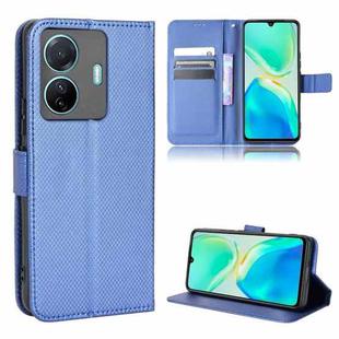 For vivo S15e Diamond Texture Leather Phone Case(Blue)