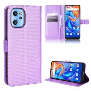 For UMIDIGI A13 / A13 Pro / A13S Diamond Texture Leather Phone Case(Purple)