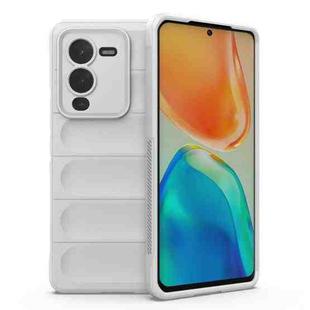 For vivo S15 Pro 5G Magic Shield TPU + Flannel Phone Case(White)