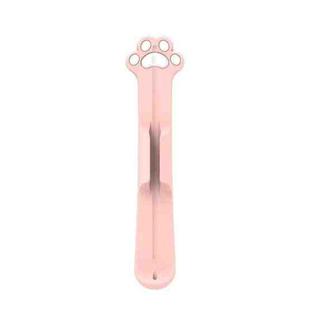 Stylus Silicone Magnetic Cartoon Pen Holder For Apple Pencil 1/2(Pink Cat Paw)