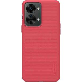 For OnePlus Nord 2T 5G NILLKIN Frosted PC Phone Case(Red)