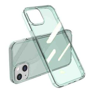 Shockproof TPU + Single-sided Glass Protective Phone Case For iPhone 12 Pro Max(Translucent Green)