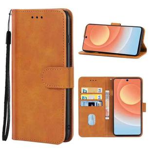 For Tecno Camon 19 Leather Phone Case(Brown)