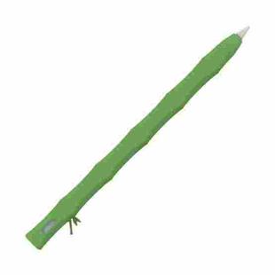 LOVE MEI Bamboo Liquid Silicone Gel Stylus Pen Protective Case For Apple Pencil 2(Light Green)