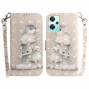 For OnePlus Nord CE 2 Lite 5G 3D Colored Horizontal Flip Leather Phone Case(Squirrels)