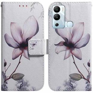 For Infinix Hot 12i Coloured Drawing Leather Phone Case(Magnolia Flower)